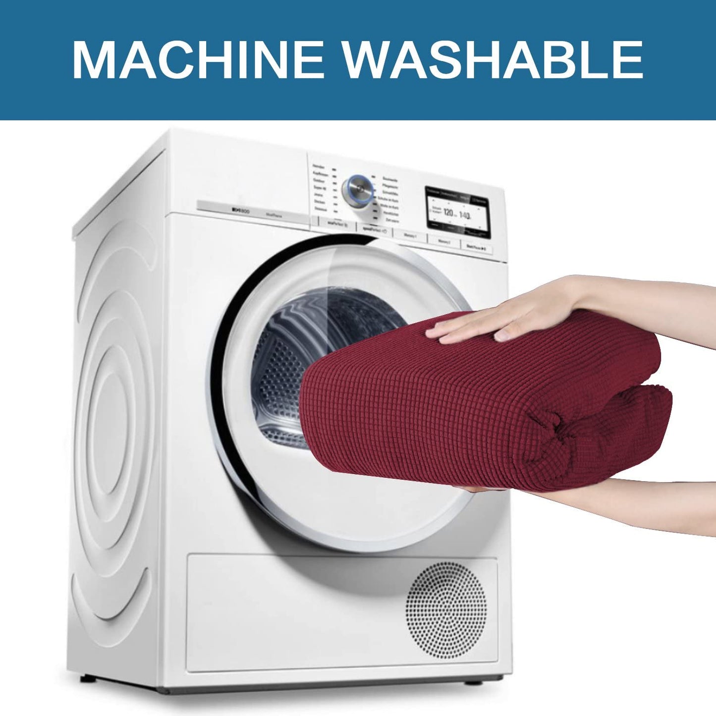 Husa canapea 3 locuri bordo