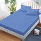 Husa Bumbac Organic 140x200 Albastru