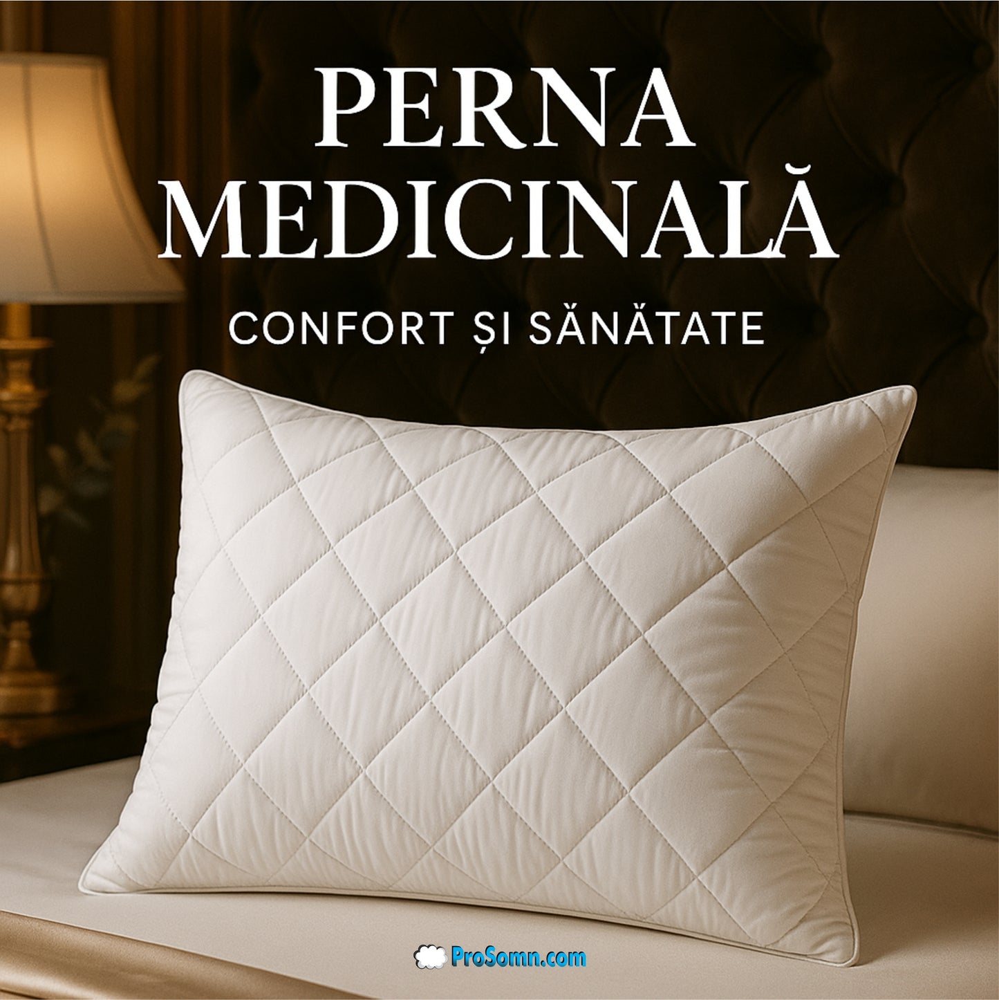 Perna Premium Medicinala Matlasata 50x70cm